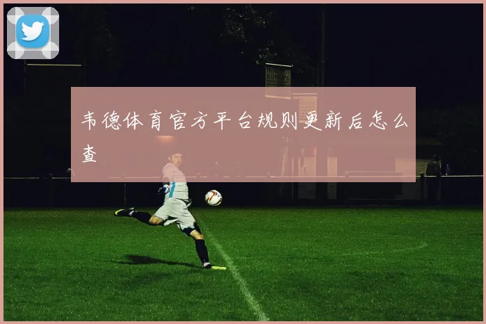 韦德体育官方平台规则更新后怎么查